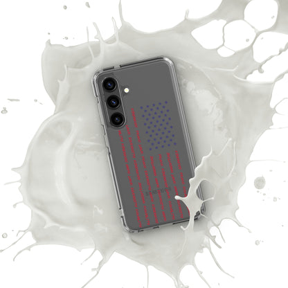Flag Words of Kindness - Samsung® Case - Supporting Equal Rights for All Americans Mobile Phone Cases Woke American Apparel Samsung Galaxy S24  