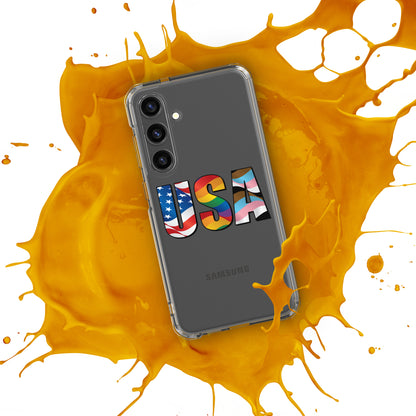 USA Pride - Samsung® Phone Case - Supporting Equal Rights for All Americans Mobile Phone Cases Woke American Apparel   