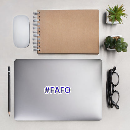 #FAFO - Sticker Decorative Stickers Woke American Apparel 4″×4″