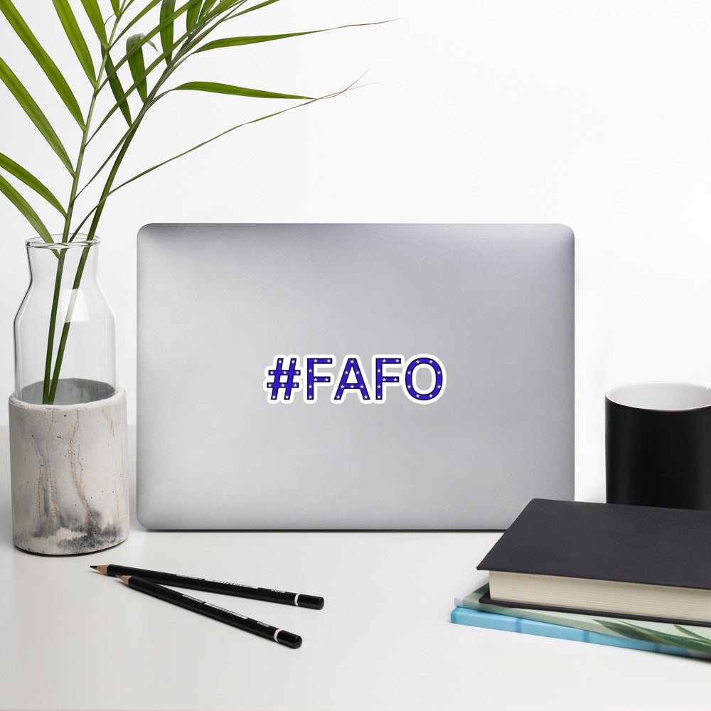 #FAFO - Sticker Decorative Stickers Woke American Apparel