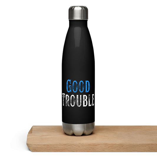 Good Trouble - Stainless Steel Water Bottle Water Bottles Woke American Apparel Default Title