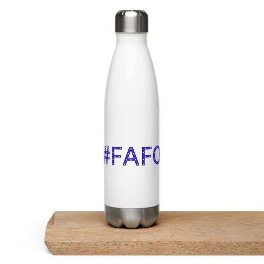 #FAFO - Stainless Steel Water Bottle Water Bottles Woke American Apparel Default Title