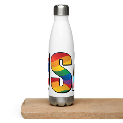 USA Pride - Stainless Steel Water Bottle - Supporting Equal Rights for All Americans Water Bottles Woke American Apparel Default Title  