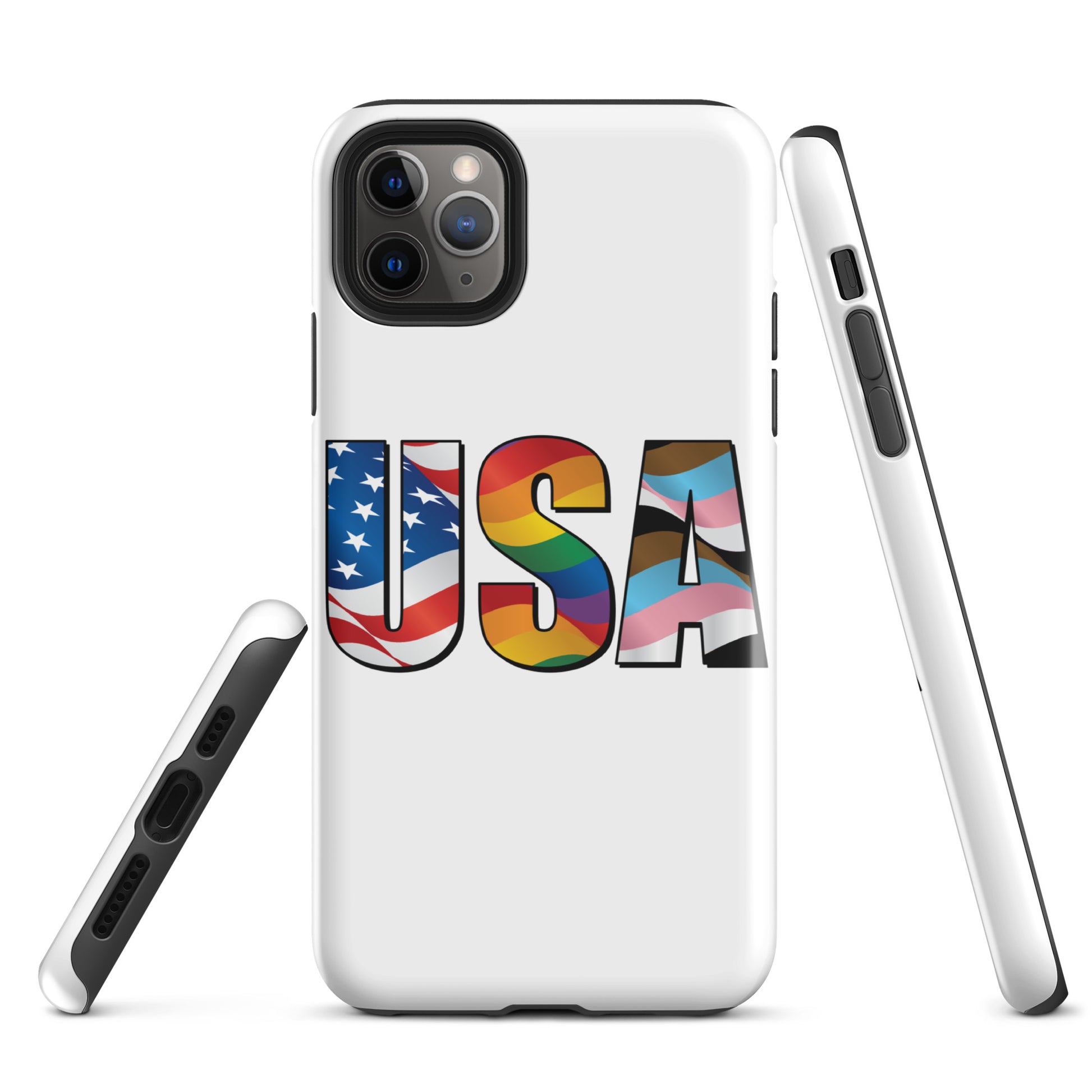 USA Pride - iPhone® Case - Supporting Equal Rights for All Americans Mobile Phone Cases Woke American Apparel iPhone 11 Pro Max  