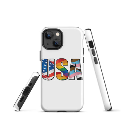 USA Pride - iPhone® Case - Supporting Equal Rights for All Americans Mobile Phone Cases Woke American Apparel iPhone 13 mini  