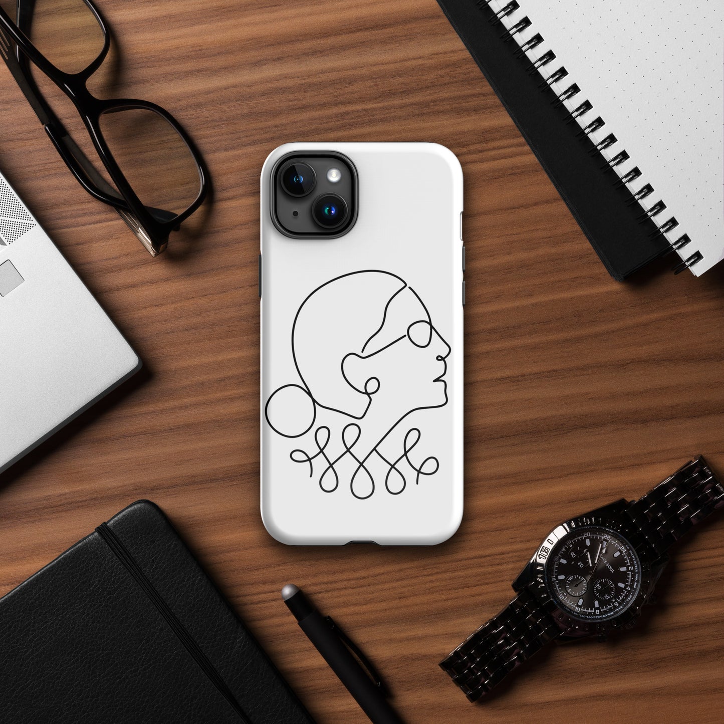 Ruth Bader Ginsburg - iPhone® Case - Supporting Women's Rights Mobile Phone Cases Woke American Apparel iPhone 15 Plus  