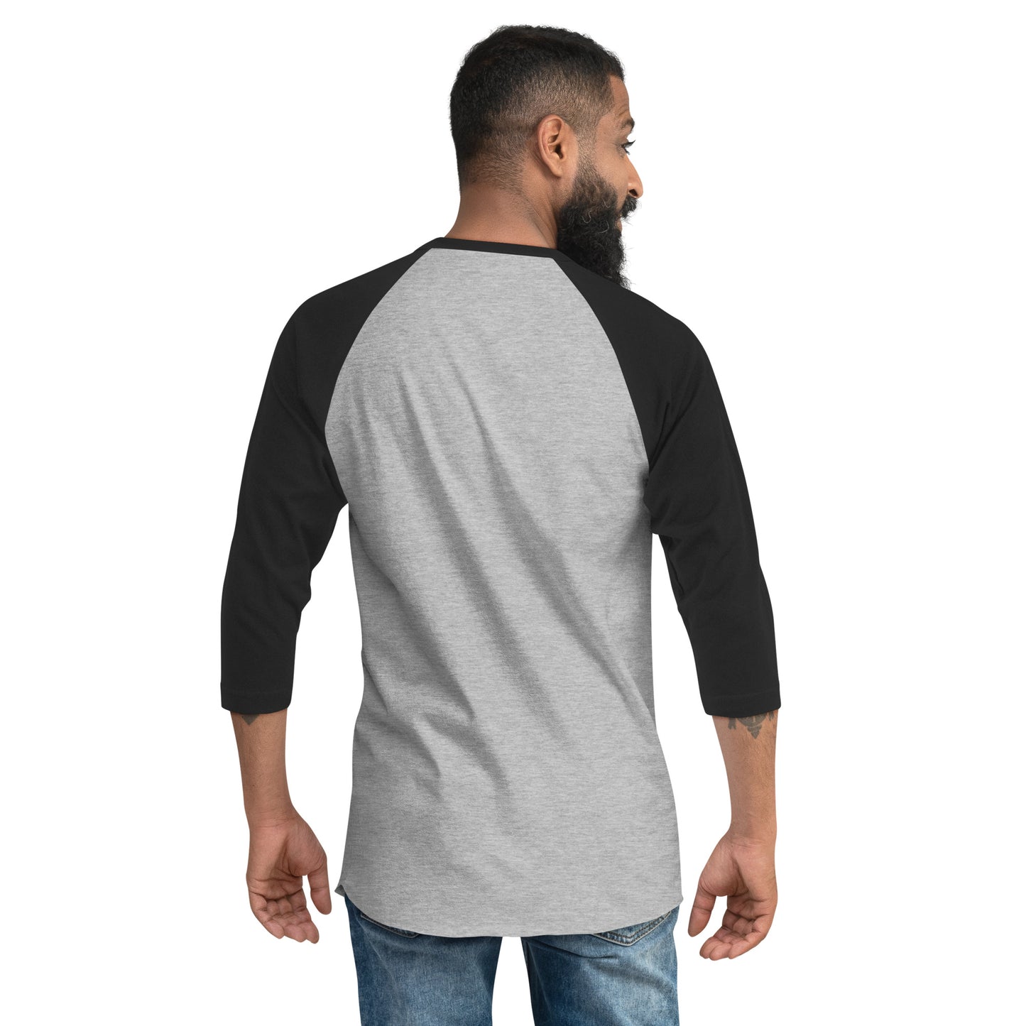 Stars and Stripes and Equal Rights - 3/4 Sleeve Raglan T-Shirt - Supporting Black Lives Matter and Equal Rights for All Americans Shirts & Tops Woke American Apparel   