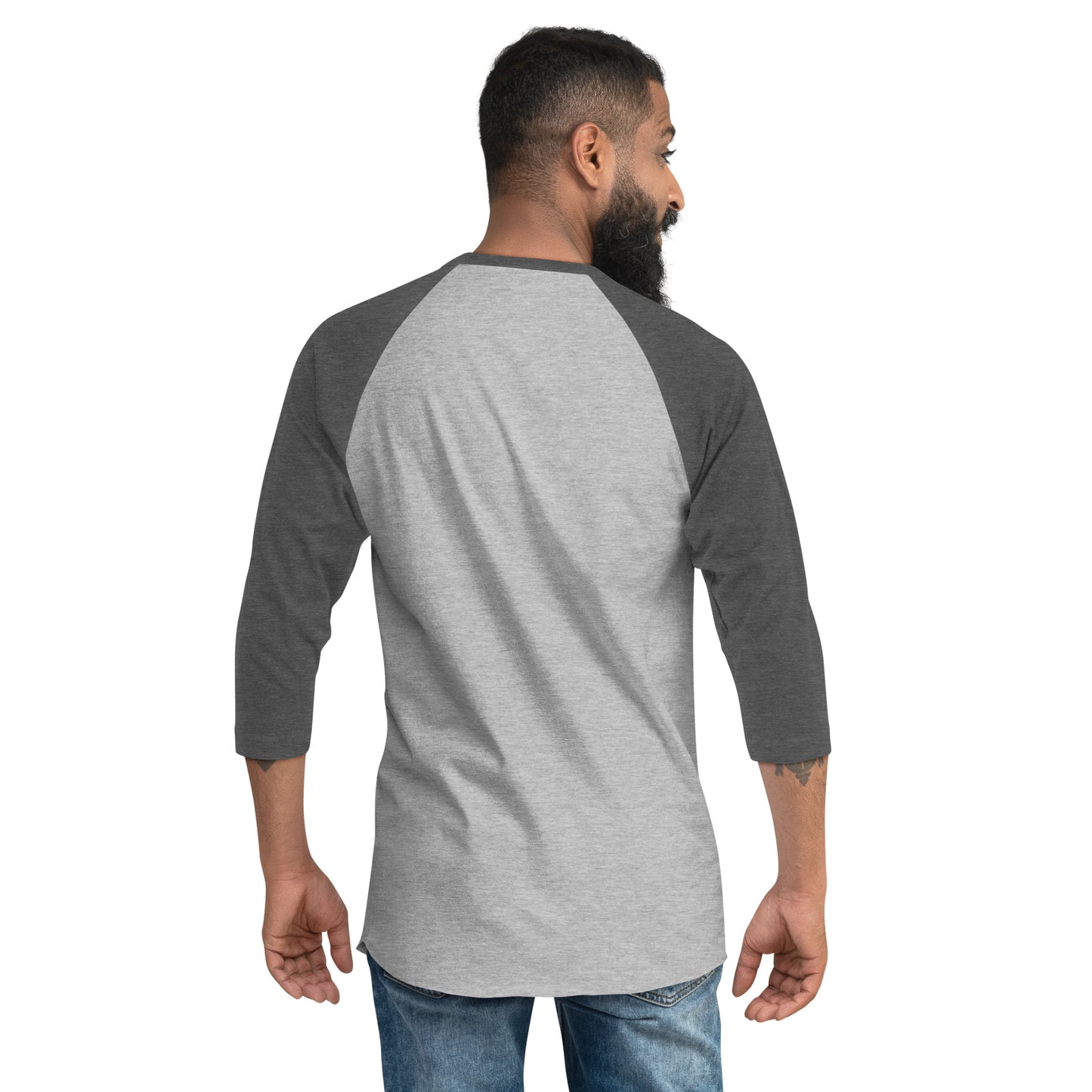 Stars and Stripes and Equal Rights - 3/4 Sleeve Raglan T-Shirt - Supporting Black Lives Matter and Equal Rights for All Americans Shirts & Tops Woke American Apparel   