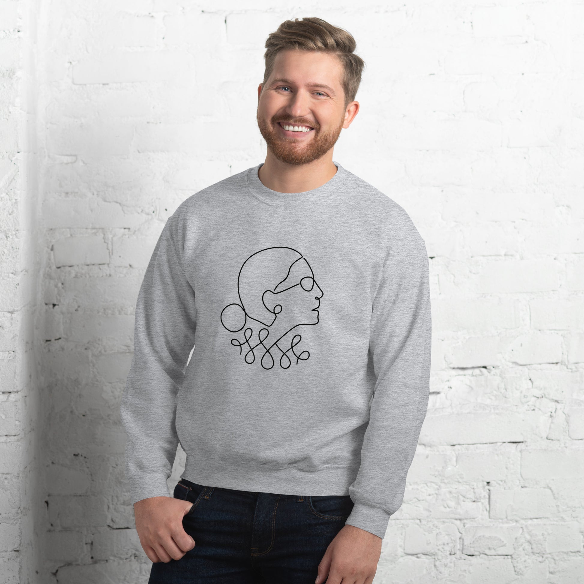 Ruth Bader Ginsburg - Sweatshirt - Supporting Women's Rights Shirts & Tops Woke American Apparel Sport Grey S 