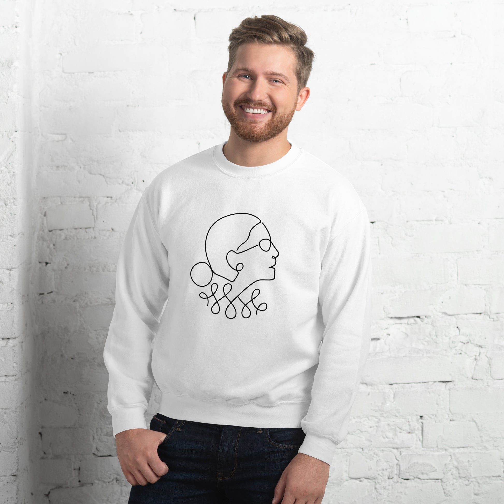 Ruth Bader Ginsburg - Sweatshirt - Supporting Women's Rights Shirts & Tops Woke American Apparel White S 