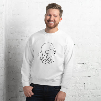 Ruth Bader Ginsburg - Sweatshirt - Supporting Women's Rights Shirts & Tops Woke American Apparel White S 
