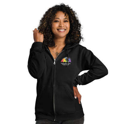 Parasol Patrol - Unisex Zip Hoodie Shirts & Tops Woke American Apparel Black S 