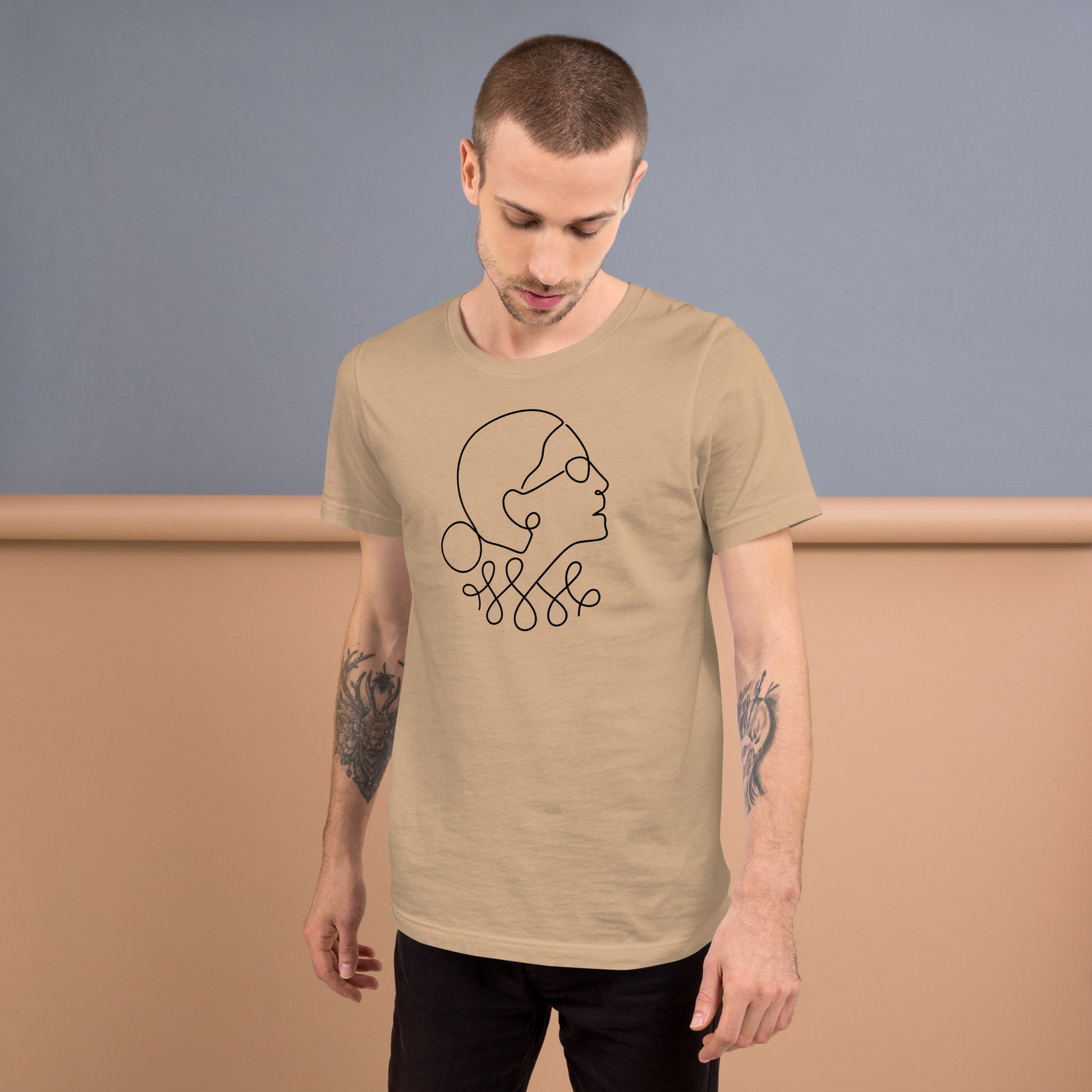 Ruth Bader Ginsburg - T-Shirt - Supporting Women's Rights Shirts & Tops Woke American Apparel Tan XS 