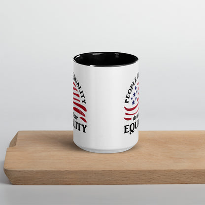 People of Quality Do Not Fear Equality - Mug - Supporting Equal Rights for All Americans Mugs Woke American Apparel   