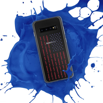 Flag Words of Kindness - Case for Samsung® Phones Mobile Phone Cases Woke American Apparel