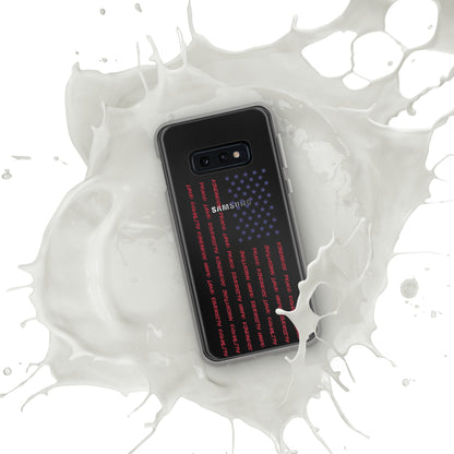 Flag Words of Kindness - Case for Samsung® Phones Mobile Phone Cases Woke American Apparel Samsung Galaxy S10e