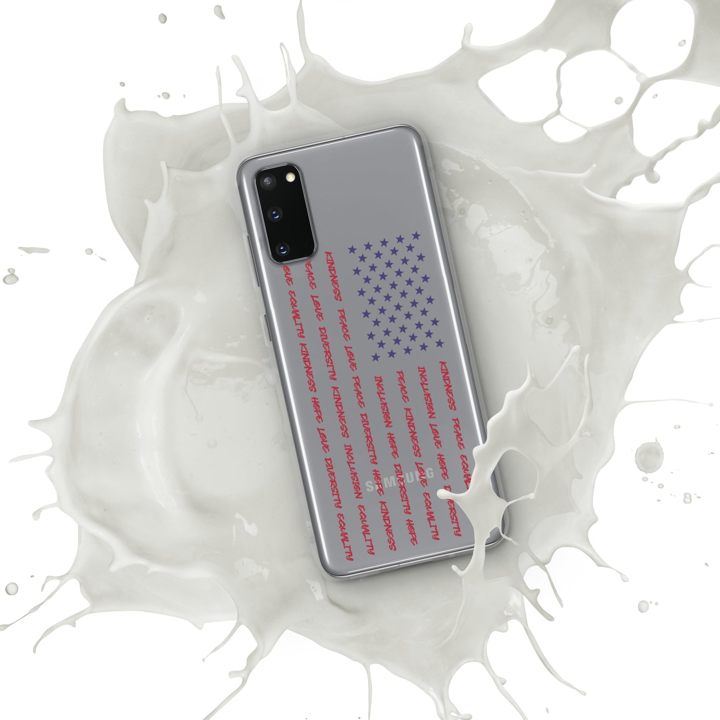 Flag Words of Kindness - Case for Samsung® Phones Mobile Phone Cases Woke American Apparel Samsung Galaxy S20