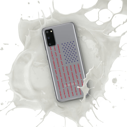 Flag Words of Kindness - Case for Samsung® Phones Mobile Phone Cases Woke American Apparel Samsung Galaxy S20