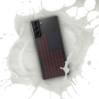Flag Words of Kindness - Case for Samsung® Phones Mobile Phone Cases Woke American Apparel Samsung Galaxy S21 Plus