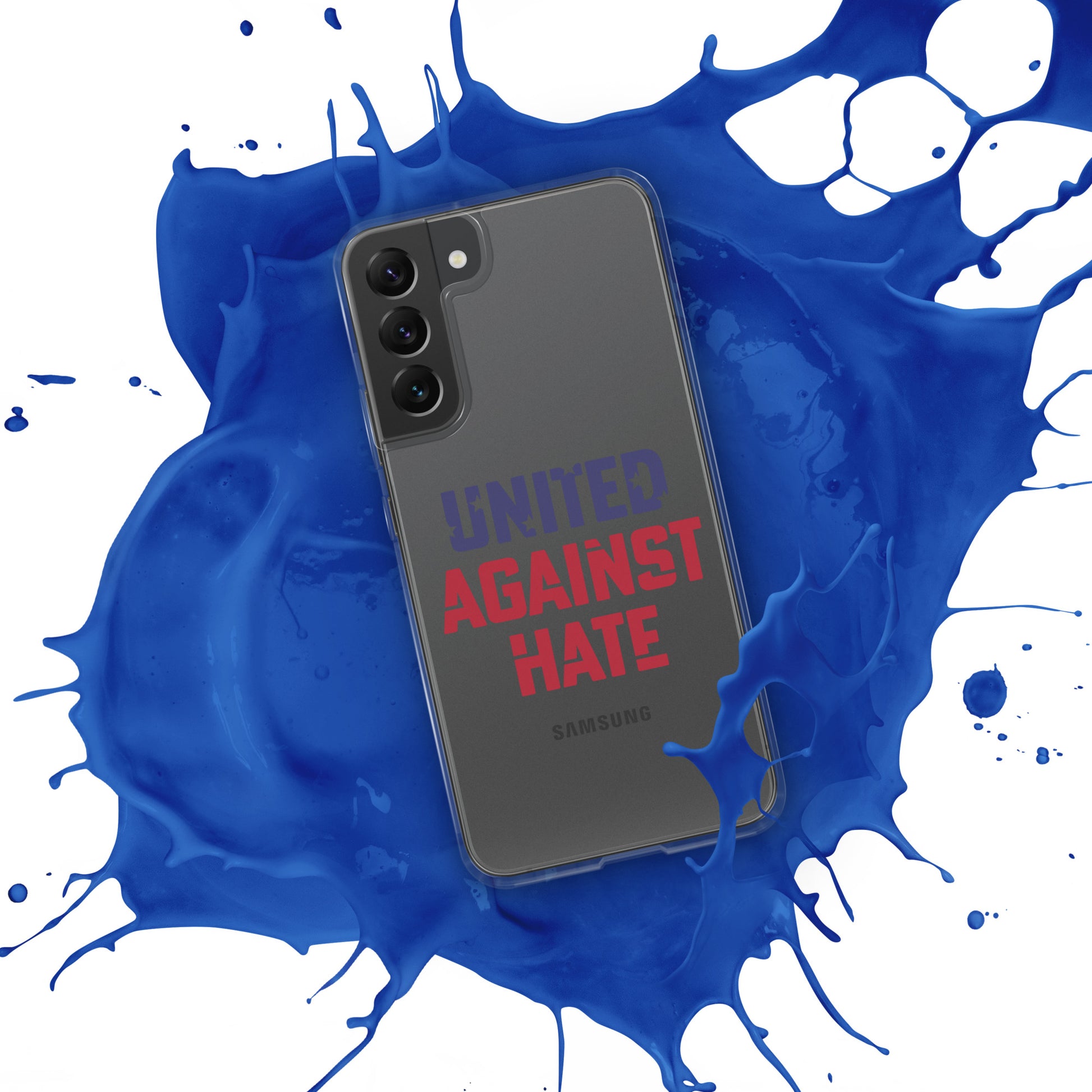 United Against Hate - Samsung® Case - Supporting Black Lives Matter and Equal Rights for All Americans Mobile Phone Cases Woke American Apparel   