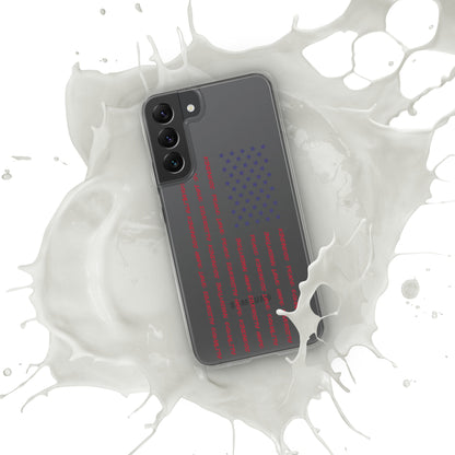 Flag Words of Kindness - Samsung® Case - Supporting Equal Rights for All Americans Mobile Phone Cases Woke American Apparel Samsung Galaxy S22 Plus  