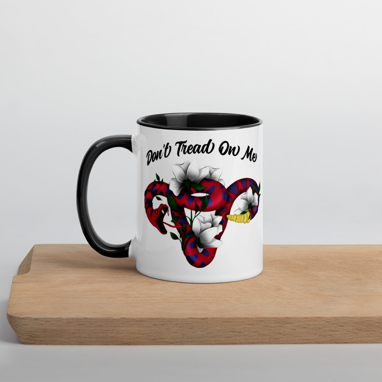Don't Tread On Me - Mug - Supporting Women's Rights Mugs Woke American Apparel   