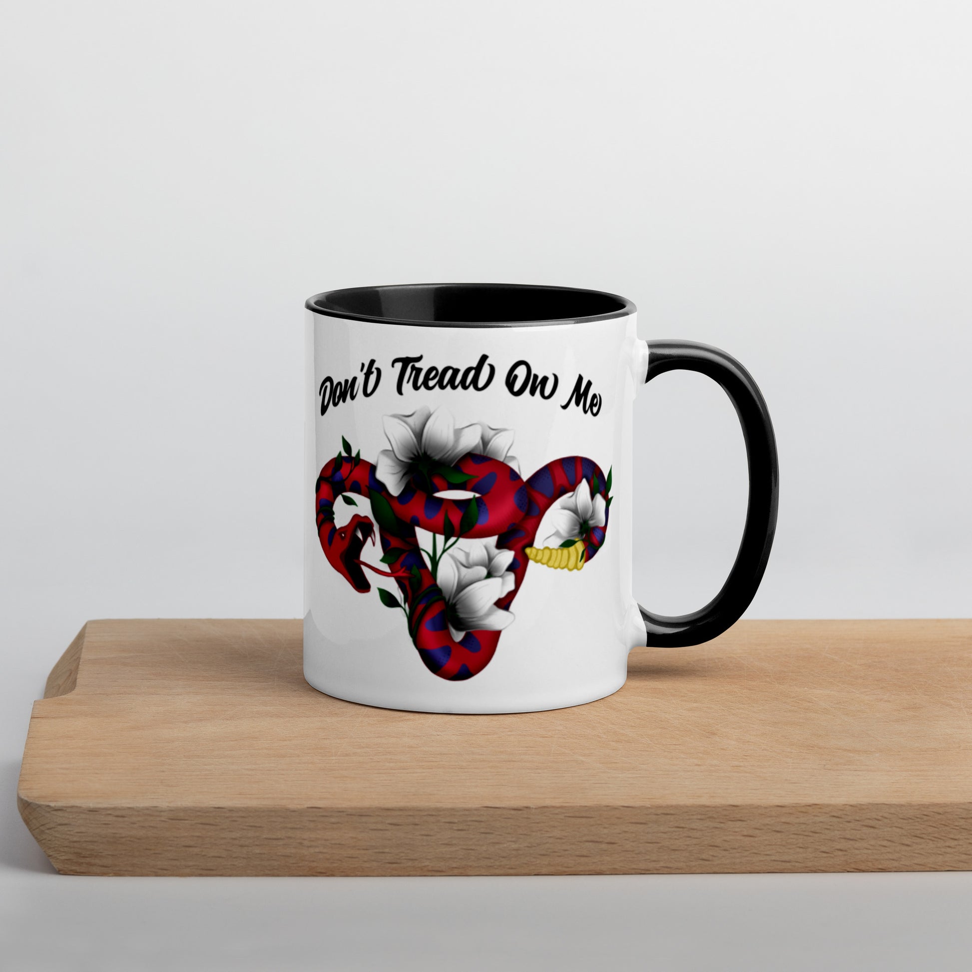 Don't Tread On Me - Mug - Supporting Women's Rights Mugs Woke American Apparel   